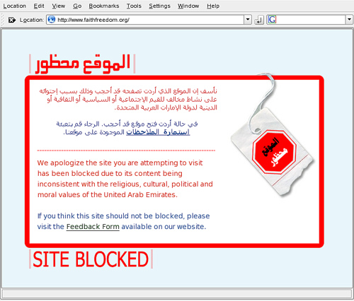 Internet censorship in UAE