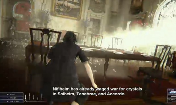 Final Fantasy XV and Kingdom Hearts 3 entrance to PS4
