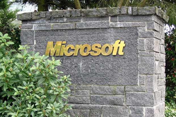 Microsoft pointer closeup