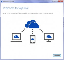 skydrive screen